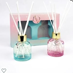 Pretty Valley Home Reed Fragrance Diffuser Combo Jasmine & Rain Forest 90ml x2